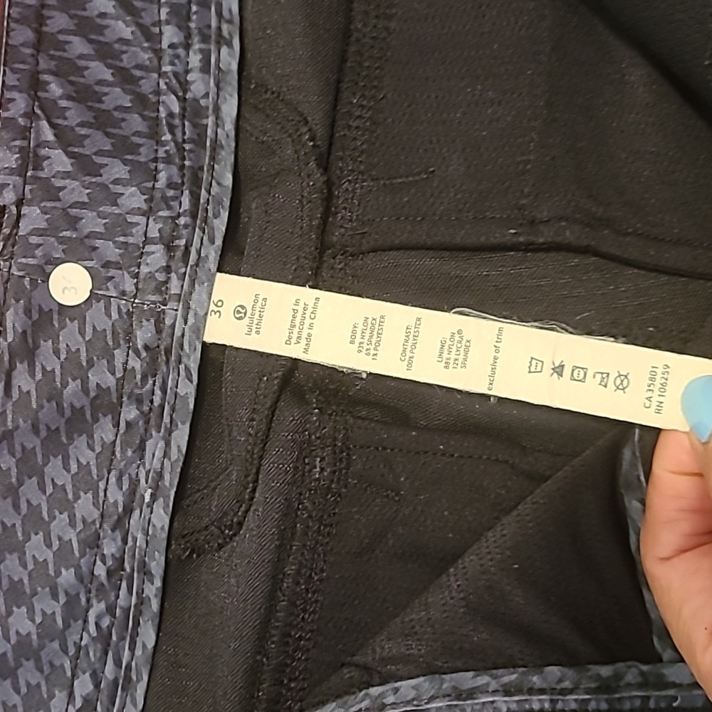 Lululemon Atletic Casual Pants, 36 X 33, Color Black ⚫️ ♥️ - Picture 3 of 7